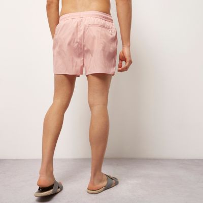Pink short swim shorts